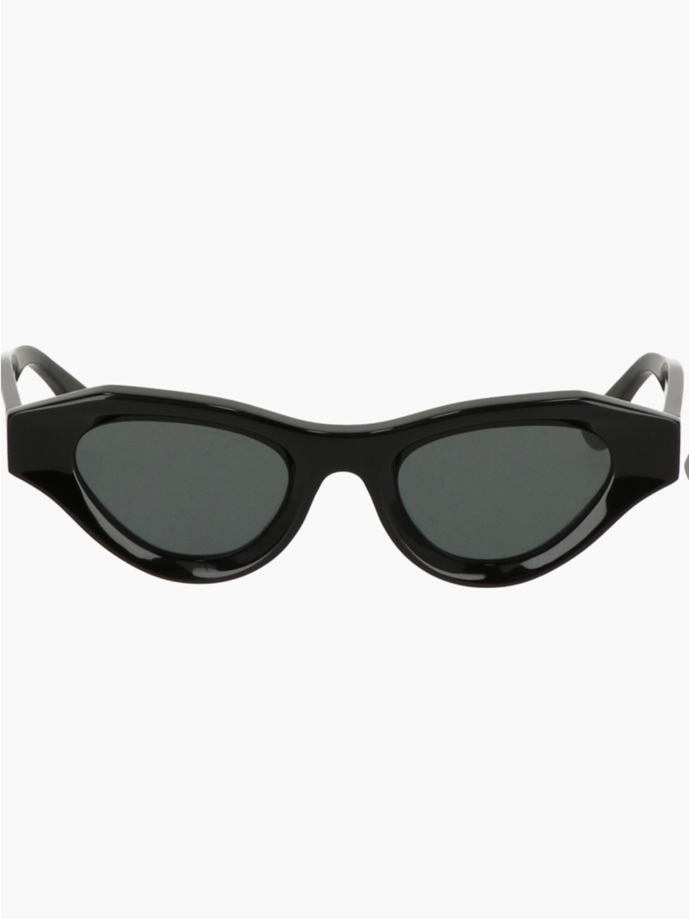 cult gaia Black Gloss Cat-Eye Sunglasses